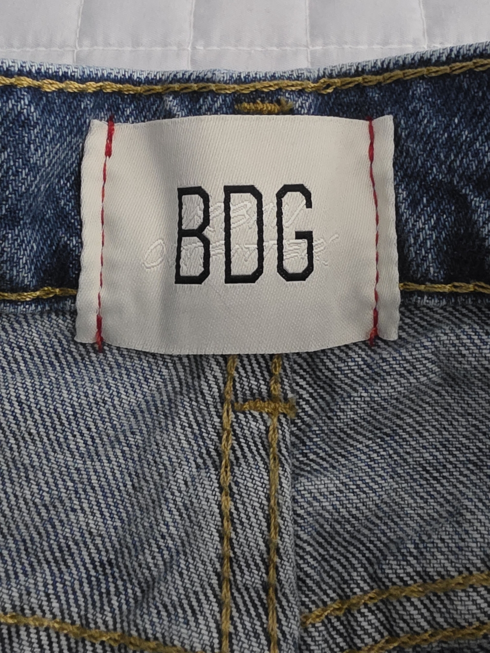 BDG Urban Outfitters Cowgirl Jean Straight Leg Mid Rise Medium Wash Womens 28 - Picture 7 of 10